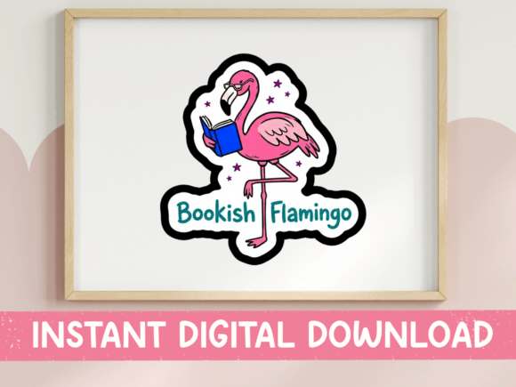 Bookish Flamingo Reading SVG: A Designer’s Review
