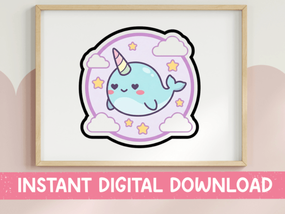 Narwhal Heart Eyes Cloud Sticker: A Designer’s Review