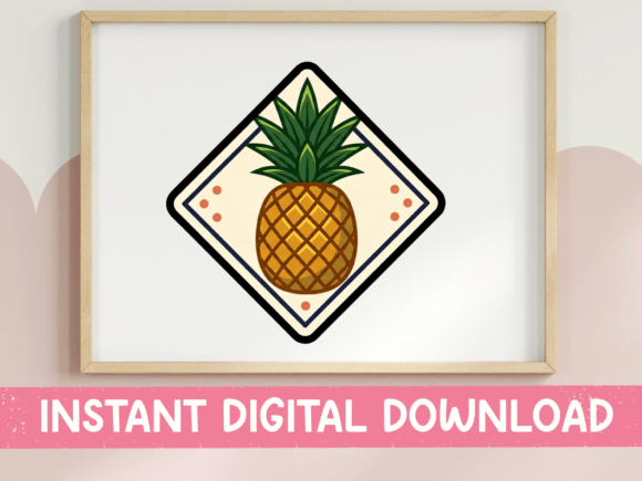 Pineapple Diamond Badge Sticker: A Designer’s Review