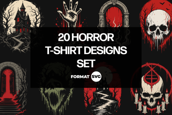 Review: 20 Horror SVG Design Bundle for Embroidery