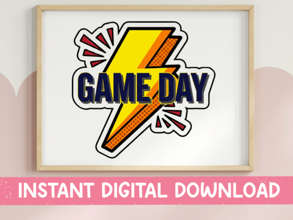 Review: Game Day Lightning Bolt Bold Sticker
