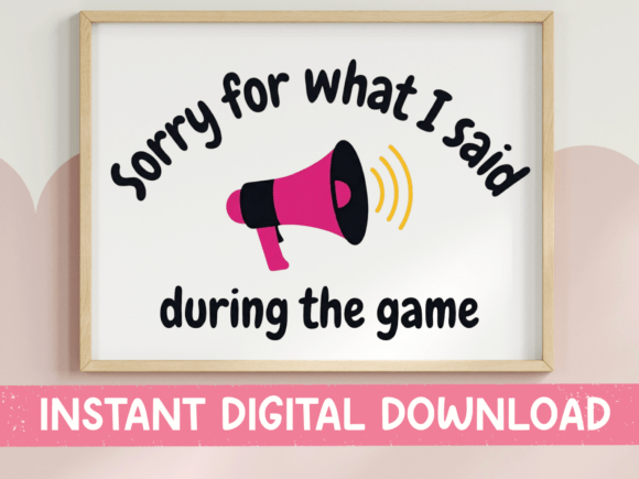 Review: Sorry for What I Said Megaphone SVG