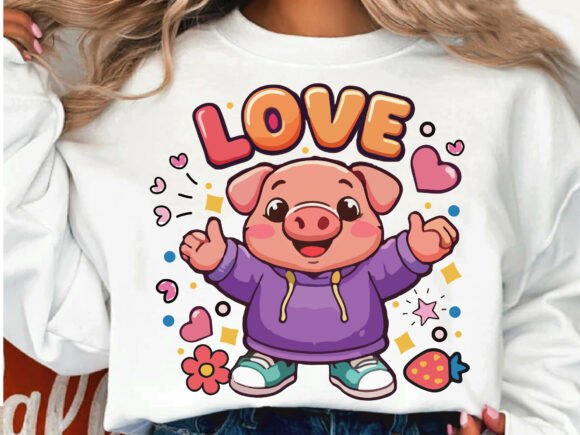 Review: Super Cute LOVE Piggy Design for Embroidery
