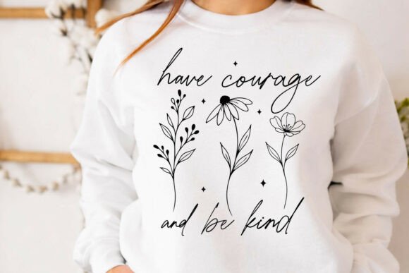 Reviewing Have Courage and Be Kind SVG PNG for Embroidery