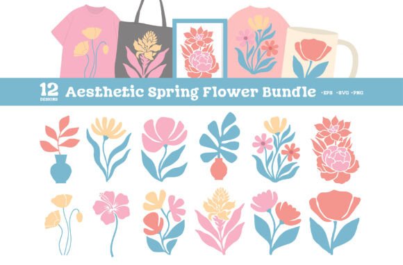 Reviewing the Aesthetic Spring Flower SVG Bundle