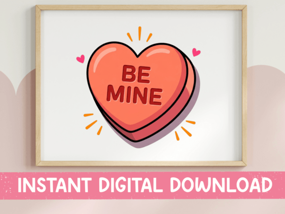 Reviewing the Be Mine Coral Heart Candy Sticker Design