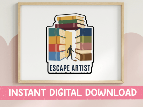 Reviewing the Escape Artist Book Door Sticker for Embroidery