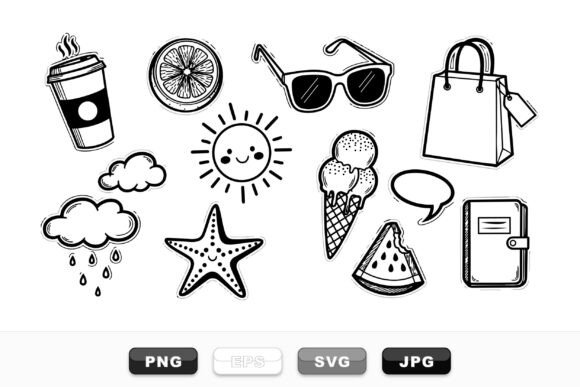Reviewing the Fun Summer Doodle Svg Set for Embroidery