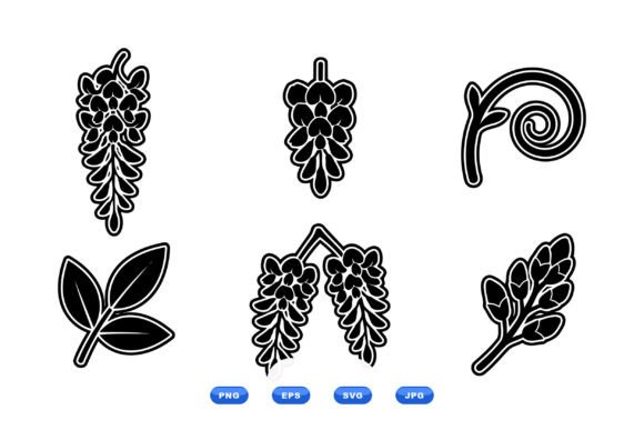 Wisteria Floral SVG Icons: A Designer’s Review
